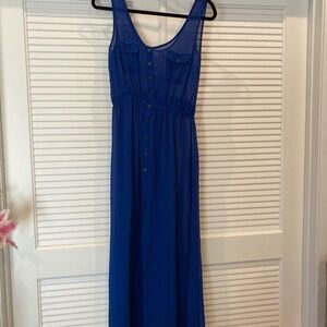 Forever 21 Royal Blue Maxi Dress